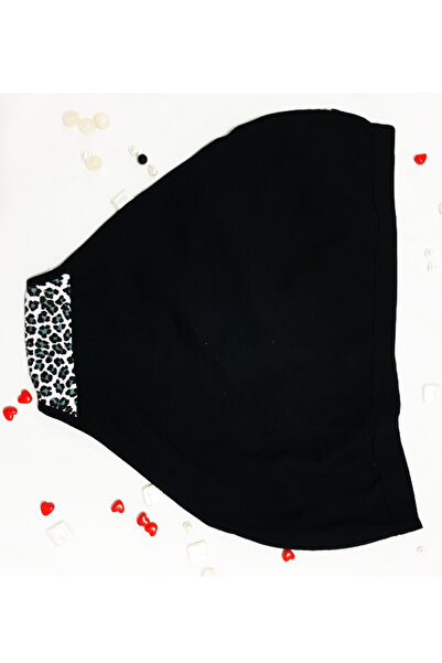 KEMSON Set de 2 chiloți din bumbac cu talie înaltă cu imprimeu leopard