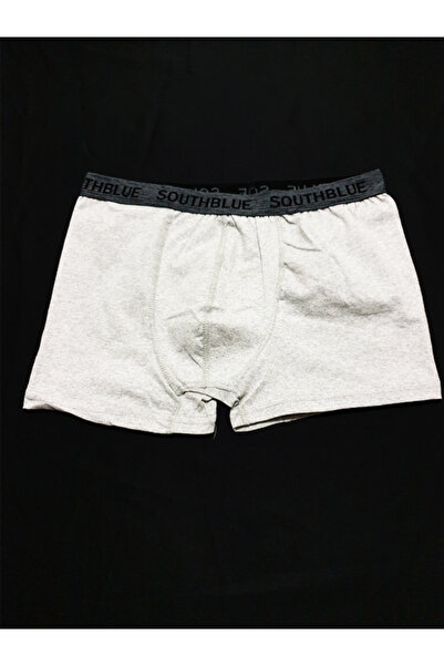 KEMSON Pamuklu Yüksek Likralı Erkek Boxer Siyah ve Gri 3 Adet Gönderilmektedir