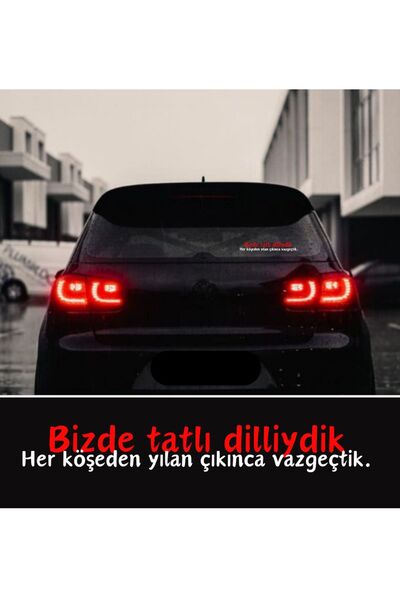 EYBA STİCKER Biz de tatlı dilliydik ama her köşeden yılan çıkınca vazgeçtik a...