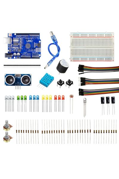 Arduino Uno Project Starter Kit - 24 Pieces 100 Pieces
