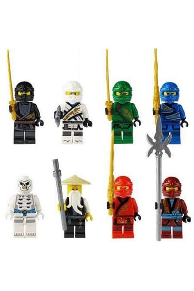 marimari سلسلة Ninja Go المتوافقة مع Lego المكونة من 8 قطع مثل الصورة