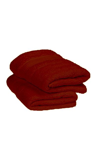 Özdilek Claret Red Towel 2 Pieces - Trendy