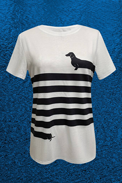 AEMİ Bela Oversize kroj T-shirt - 100% pamuk , okrugla kragna , Unisex Prugas...