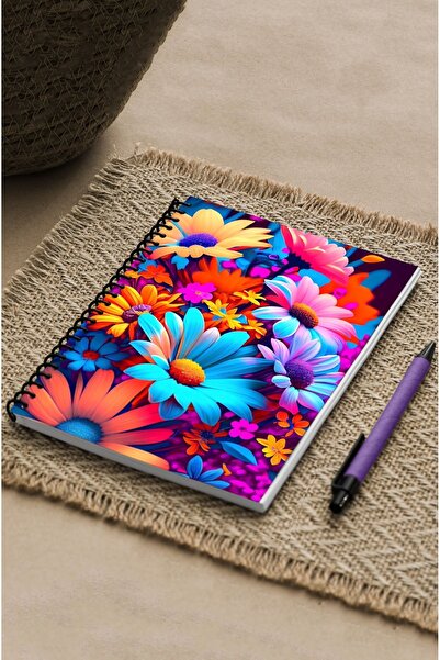 kutuTR 15x21 Vip Modelist Notebook - 100 Leaf Striped, Wooden MDF Cover, 80gr/m2 Ç506