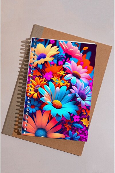 kutuTR 15x21 Vip Modelist Notebook - 100 Leaf Striped, Wooden MDF Cover, 80gr/m2 Ç506