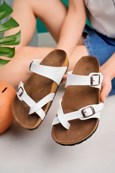 People White Sandals and Slippers Styles Prices Trendyol