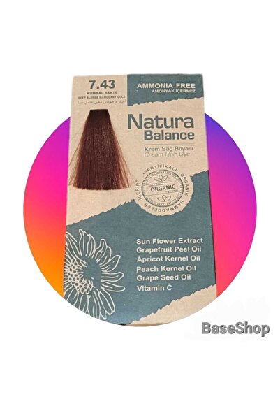 NATURABALANCE Natura Balance Amonyaksız Saç Boyası 7.43 Kumral Bakır