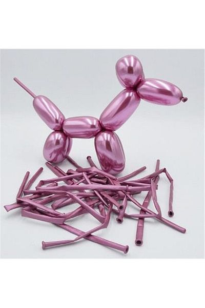 Bkmc 10 Pieces Sausage Chrome Balloons