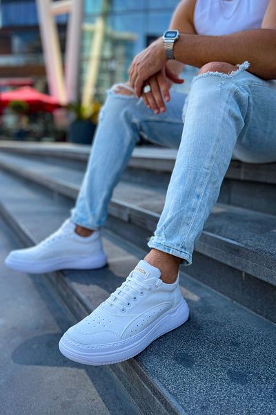 BZ Moda B115 Literide - Orthopedic Sole Daily Ανδρικά αθλητικά παπούτσια Λευκό CBT