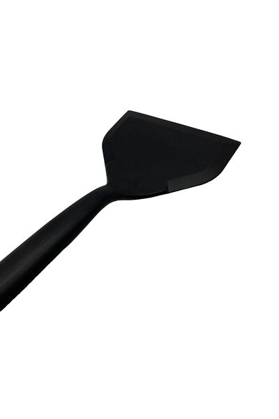 Multiamo Heat Resistant Wide Mouth Spatula 25 cm x 12 cm Black Color