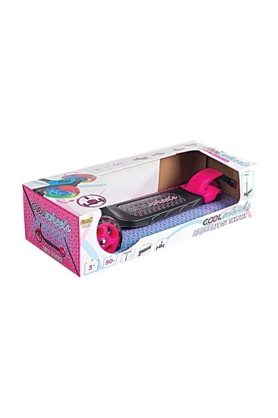 Furkan Oyuncak Children's Cool Wheels LED Lighted 3-Wheel Height Adjustable Twist Scooter (+3 Years)