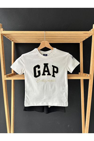 GAP Baby طقم شورت جاب عالي الجودة للأطفال / طقم علوي صيفي للأطفال