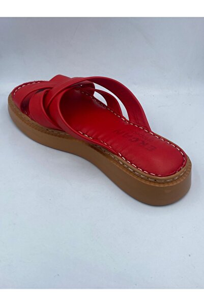 Ercan hakiki deri  terliği erc