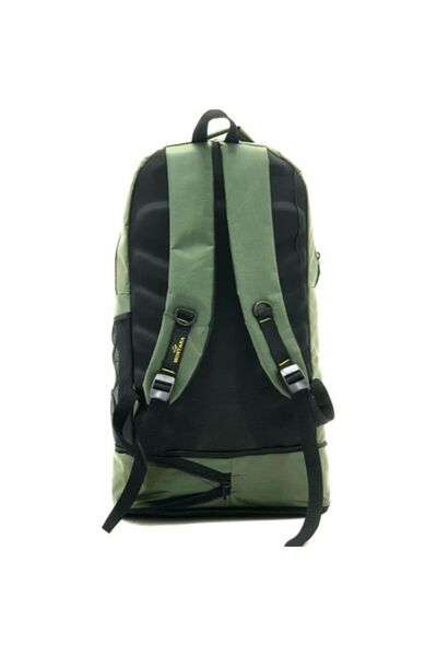 MONTANA 55+10 Liter Green Gusseted Waterproof Multi-Compartment Camper-Travel-Mountaineer-School Backpack