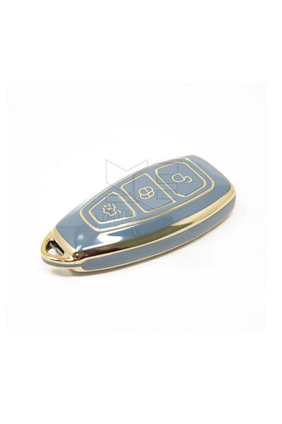 GMA KEYS Luxury Ford Fiesta Kuga Mondeo Focus Bmax Cmax Smax Kuga Nano Key Case Gray Gold Color