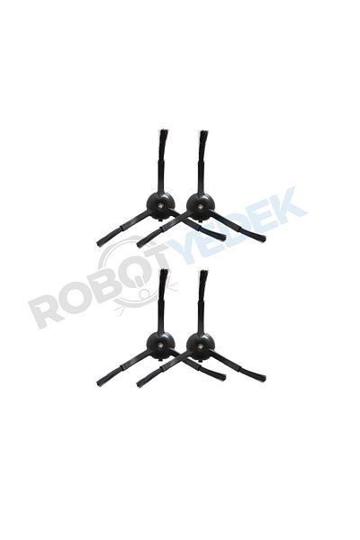 robotyedek Roborock Q Revo MaxV / Pro / S - أسود، فرشاة جانبية متوافقة، 4 قطع