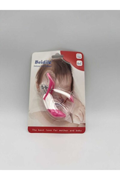 Rbs KOZMETİK Pink Rbs Cosmetic Baby Nail Clipper with Lens