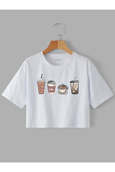 DAXİS Sportwear Company Printed Crop Tshirt