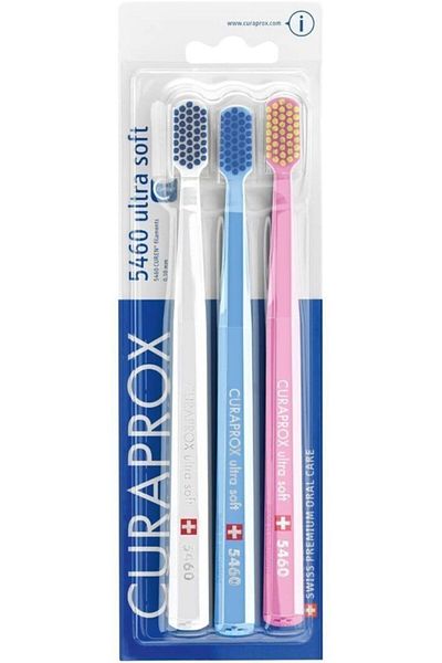 Curaprox 5460 Ultra Soft Toothbrush 3 Pieces