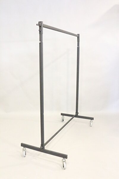 Acar Raf Lüks Tek Katlı Askılık Tekerlekli Ayarlanabilir Askılık