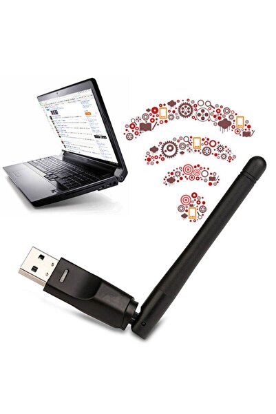 WASHA 300mbps Usb Antenli Uydu Alıcılı+ Pc Wifi Kablosuz Alıcı Adaptör Mtk7601 Chipset Wlan uyumlu