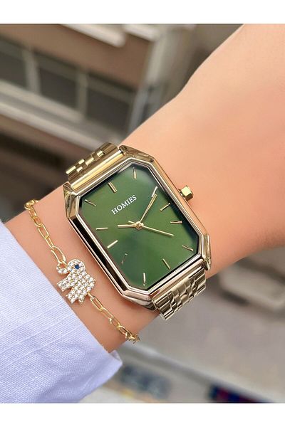 Homies Original Women's Wristwatch - 2 Years Warranty, Bracelet Gift, 3 ATM Waterproof