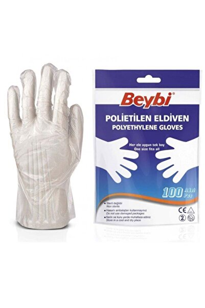 Beybi Pet (Polyethylene) Transparent Gloves 100 Pack - 50 Packs
