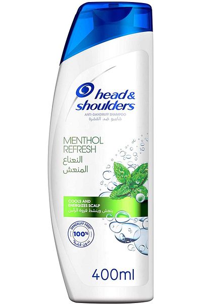 Head&Shoulders شامبو مينثول المنعش المضاد للقشرة للرأس والأكتاف 400 مل