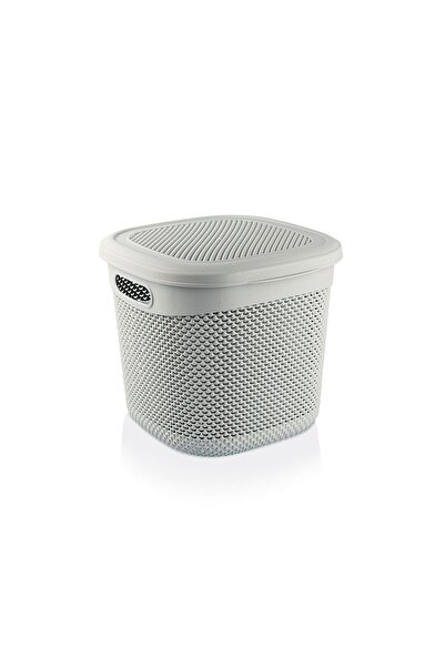Melkan Home 15-літровий кошик з кришкою - багатофункціональний, з краплеподіб...