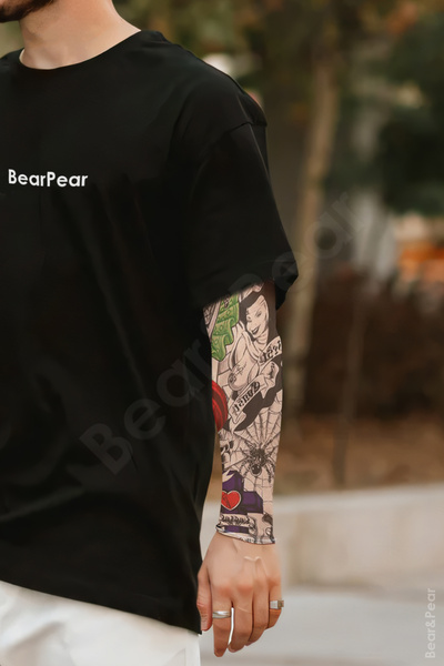 BearPear West Coast Giyilebilir Dövme Unisex (2 Adet)