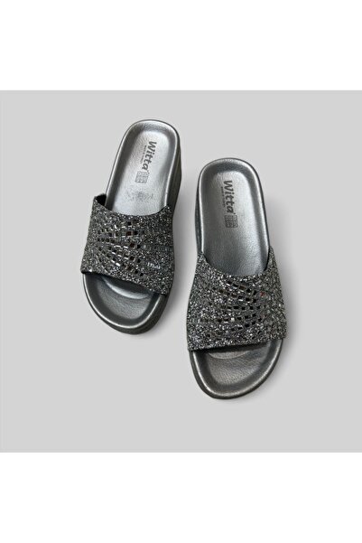 Witta Papuci cu toc pană cu piatră