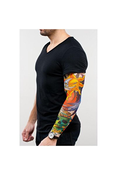 BearPear Flaming Sun Giyilebilir Dövme 2'li