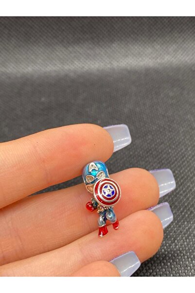 Lines Bijuteri Marvel The Avengers Captan America Charm