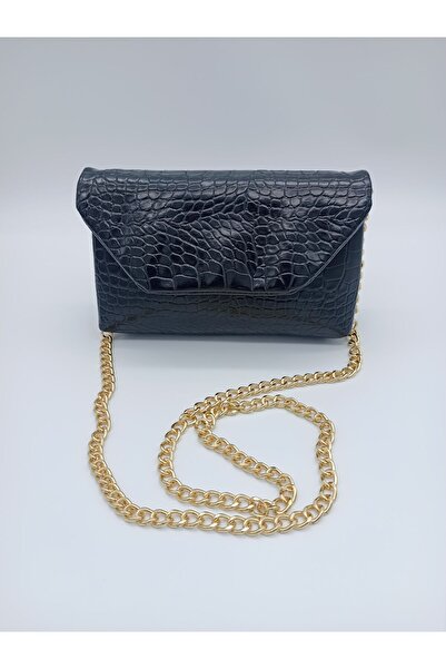 Martello حقيبة بحزام سلسلة من الجلد اللامع