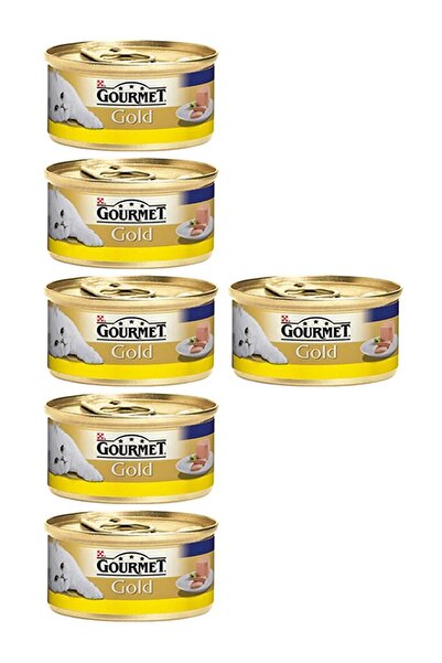 Gourmet Gourmet Gold Kıyılmış Tavuklu Yaş Kedi Maması 85gr 6 Al 5 Öde