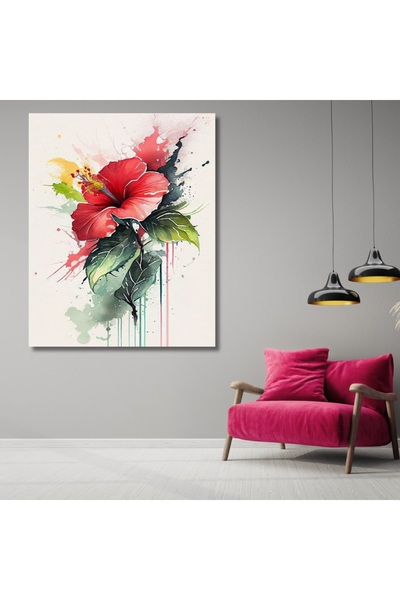 LİLYHOBBYLAND Renkli Baskılı Sayılarla Boyama Hobi Seti (Çerçeveli-Büyük Boy)...