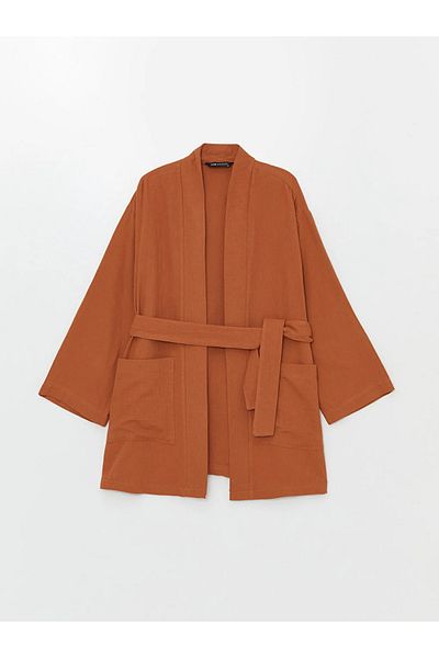 LC Waikiki LCW Modest - Γυναικείο κιμονό με γιακά σάλι, μακρυμάνικο