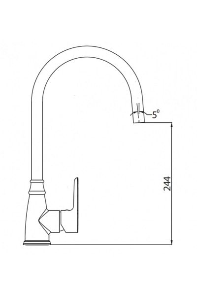 NSK Alamera Sink / Kitchen Faucet Black (MATTE PAINTED) N2062629