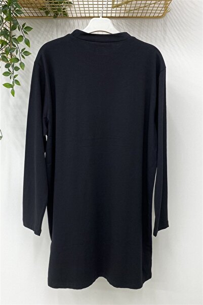 Puane Soul 30726 Long Sleeve Underwear Tunic - Black