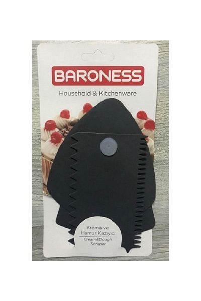 Baroness Cream and Dough Scraper Set of 3
