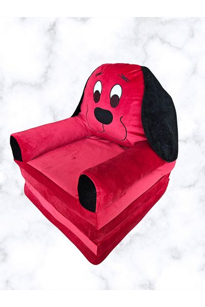 homeANDhome Portable Child-Baby Seat - Cushioned Chair and Pouf-Leggings Fabric