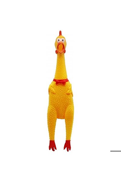Hane216 Öten Çığlık Atan Horoz Tavuk Civciv Köpek Kedi Için Bağıran Sesli Oyuncak 30 Cm - Shrilling Chicken