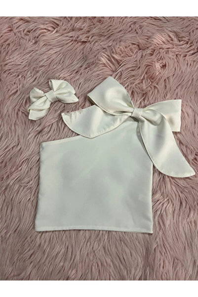 Machetta Κοριτσίστικη μπλούζα με φιόγκο με έναν ώμο