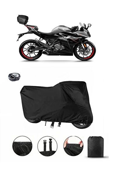 BODYGARD Cf Moto 450 Sr Motosiklet Brandası Arka Çanta Uyumlu Branda,örtü-siyah