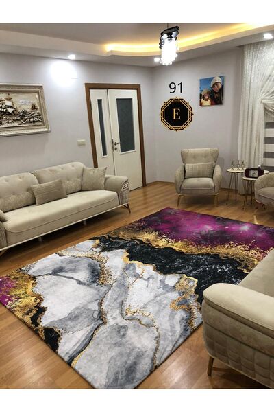 LİMAY Husa de covoare fara burete - elastica - catifea - subtire - lavabila -...