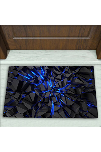 Colorix Carpet Üç Boyutlu (3D) Desenli Dekoratif Kapı Önü Paspası No: 1748