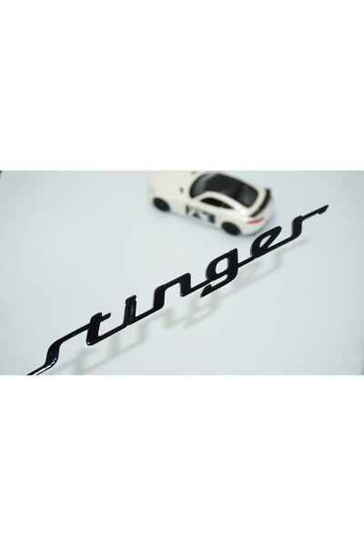 Generic Brand شعار الأمتعة Arma Kia Black Stinger - متوافق