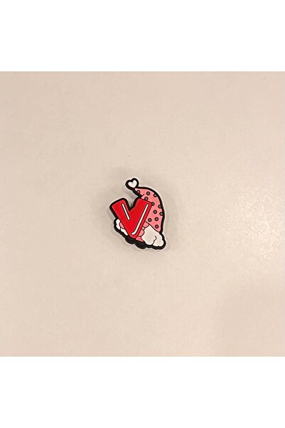 Crocs Terlik Süsü Jibbitz V HARFLİ SEVİMLİ CÜCE (1 ADET)