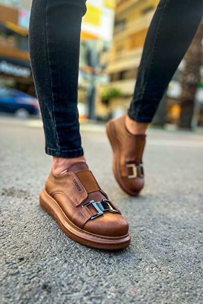 BZ Moda Ανδρικά αθλητικά παπούτσια ορθοπεδικής σόλας B297 - Casual Skin, CTT Tan