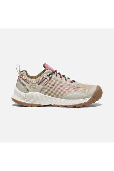 Keen 1025914 Nxıs Evo Wp Plaza - Women's Outdoor Shoes, Taupe/Ibis Rose